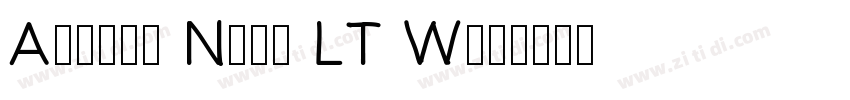 Avenir Next LT W05字体转换